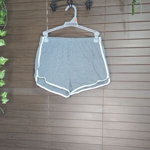 Uratot Dark Heather Gray Dolphin Athletic Shorts Women's Size Small